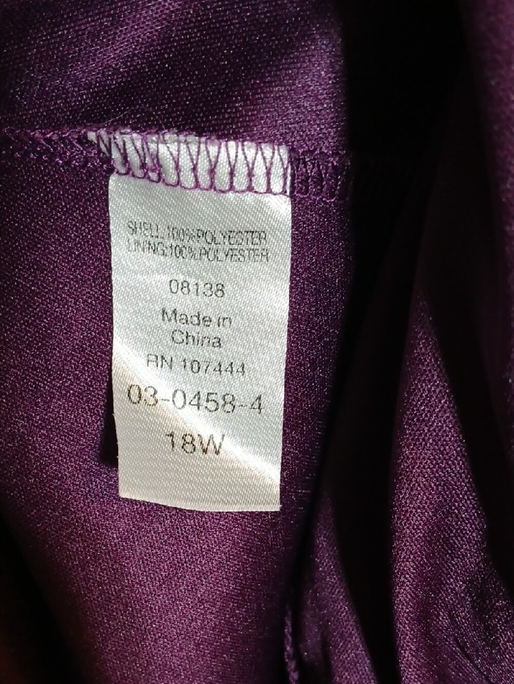 Jessica London Deep Purple Lace Evening Dress 18W - Picture 8 of 8